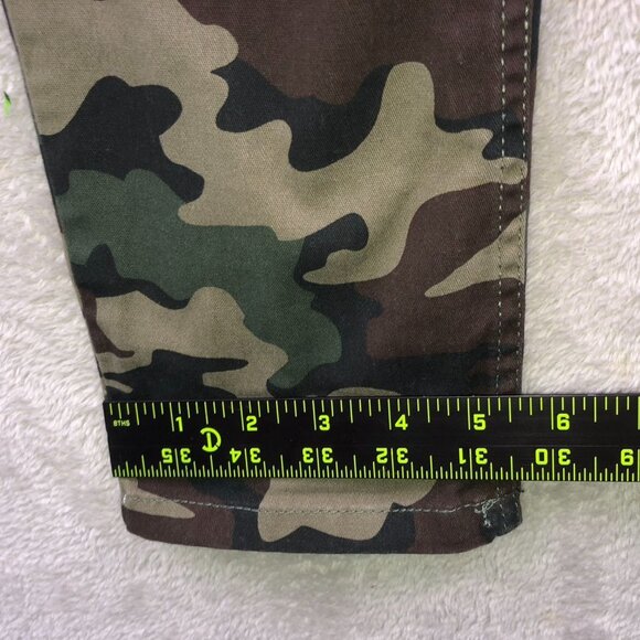 Levis Womens Jeans Size 14 502 Slim Straight Camo Classic Casual Streetwear Y2K - Picture 7 of 16